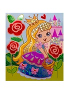 Аппликация фольгой «Принцесса», 14×16,5 см, набор для творчества - Фото 9