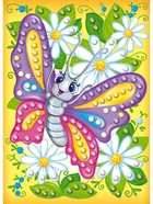 Аппликация бусинами «Бабочка», 18×25 см, набор для творчества - фото 123132827