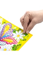 Аппликация бусинами «Бабочка», 18×25 см, набор для творчества - Фото 4