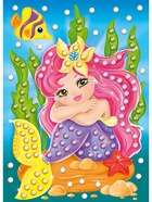 Аппликация бусинами «Русалочка», 18×25 см, набор для творчества - Фото 1