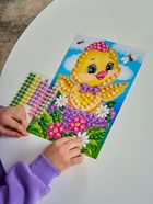 Аппликация бусинами «Цыплёнок», 18×25 см, набор для творчества - фото 123132843