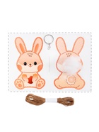 Игрушка брелок своими руками «Зайка» - фото 123132845