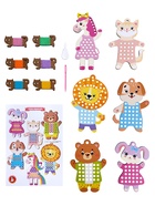 Набор для творчества. Вышивка по деревянным трафаретам «Весёлые друзья» - фото 809620931