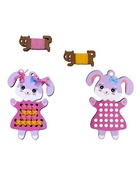 Набор для творчества. Вышивка по деревянным трафаретам «Весёлые друзья» - фото 809620932