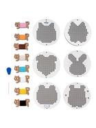 Набор для творчества. Вышивка по деревянным трафаретам «Портретная галерея» - фото 123132965