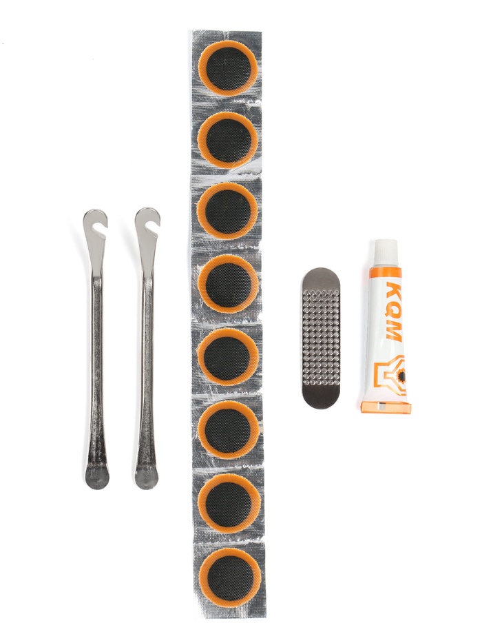 УЦЕНКА Аптечка для ремонта велосипедных камер Dream Bike, с монтажками - Фото 1