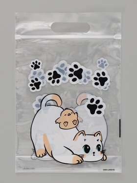 Пакет подарочный детский с zip замком «Для подарков», 15×22 см