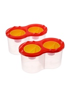 Стакан- непроливайка, набор, Calligrata, 2 штуки, двойные, с заглушкой, 300 мл, МИКС - Фото 3