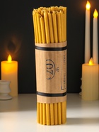 Свечи церковные медовые №20, упаковка 1 кг, парафин, медовое масло - фото 809620987