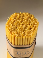 Свечи церковные медовые №60, упаковка 1 кг, парафин, медовое масло - фото 809620997