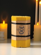 Свечи церковные медовые №100, упаковка 1 кг, парафин, медовое масло - фото 809621002