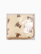 Плед двухслойный «Этель» Bear, 100×100 см, муслин, вельбоа - Фото 12