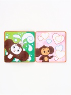 Раскраска многоразовая «Чебурашка», 16×16 см, с маркерами, 12 стр. - фото 809621054