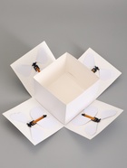 Коробка-сюрприз подарочная «Бабочки» белая, с вылетающими бабочками, 15×14.8×12.5 см - фото 809621088