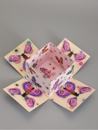 Коробка-сюрприз подарочная «Бабочки» нежно-розовая, с вылетающими бабочками, 15×14.8×12.5 см - фото 809621113