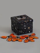 Коробка-сюрприз подарочная «Бабочки, День рождения» чёрная, с вылетающими бабочками, 15×14.8×12.5 см - фото 809621127