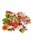 Фигурный пазл в металлической копилке с замочком «Теремок», 40 деталей 10952683