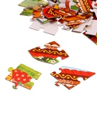 Фигурный пазл в металлической копилке с замочком «Теремок», 40 деталей 10952683