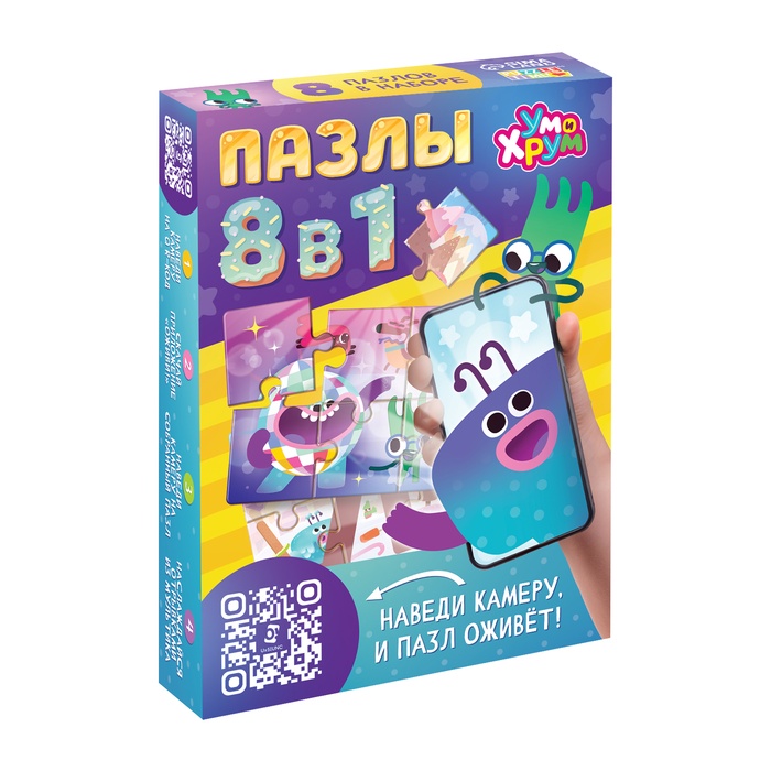 Пазлы 8 в 1 "Ум и Хрум" - Фото 1