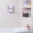 УЦЕНКА Диспенсер для жидкого мыла механический двойной по 500 мл, пластик - Фото 7