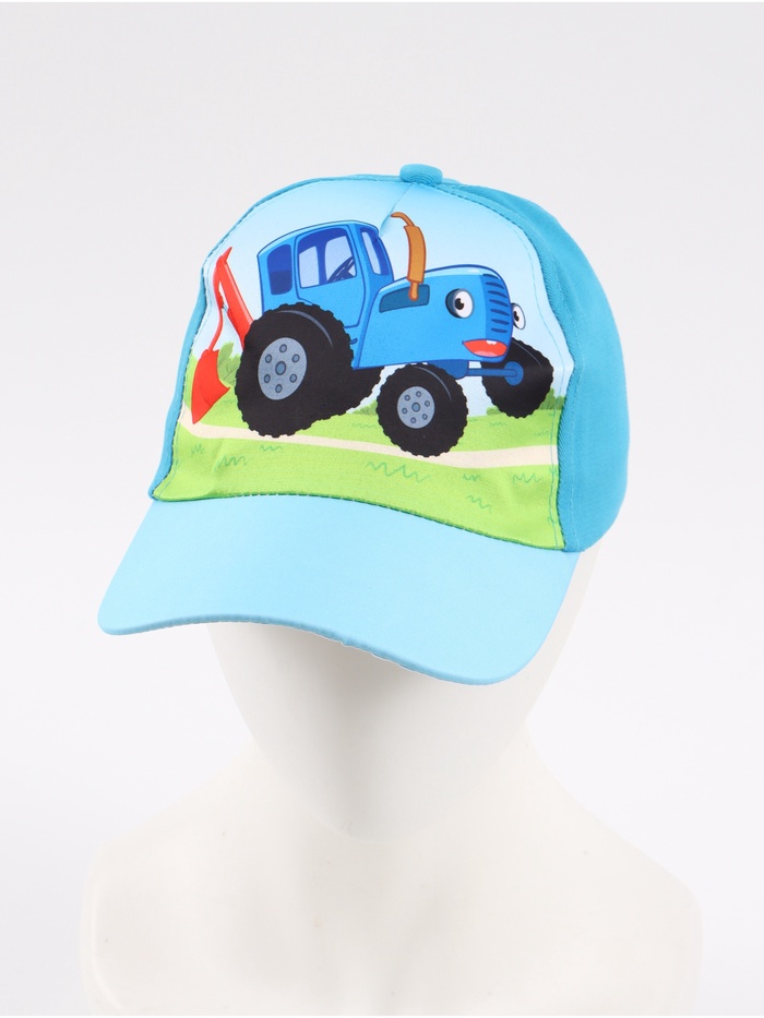 Кепка детская, размер 52-54, «Синий трактор» - Фото 1
