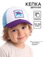 Кепка детская с нашивкой, размер 52-54, «Ум и Хрум» - фото 809621307