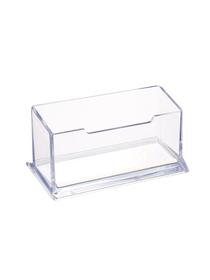 Подставка для визиток, прозрачная - Фото 1