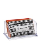 Подставка для визиток, прозрачная - Фото 4