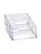 Подставка для визиток, прозрачная, 3 отделения 10959278