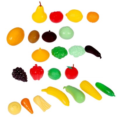 Набор «Большой набор овощи-фрукты», 23 элемента
