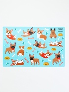 Коврик под миску  "Много песиков", 43х28см - Фото 1