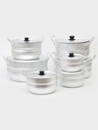 УЦЕНКА Набор кастрюль «МАТРЕШКА» 7 пр (1.7 - 10.0 л), 2 мет ручки, мет крышка - Фото 2