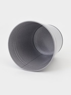 Вазон без ручек, 5 л, h=20.5 см, нержавеющая сталь, графитовый - Фото 2