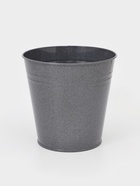 Вазон без ручек, 5 л, h=20.5 см, нержавеющая сталь, графитовый - Фото 4