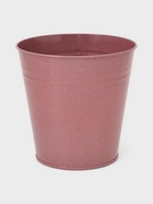 Вазон без ручек, 5 л, h=20.5 см, нержавеющая сталь, розовый - Фото 1