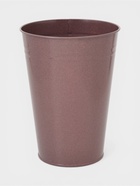 Вазон без ручек, 7 л, h=30 см, нержавеющая сталь, розовый - фото 809621520