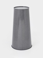 Вазон без ручек, 9 л, h=40 см, нержавеющая сталь, графитовый - фото 809621525