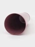 Вазон без ручек, 11 л, h=50 см, нержавеющая сталь, розовый - фото 809621534