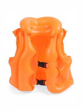 Жилет для плавания, размер S, цвет оранжевый