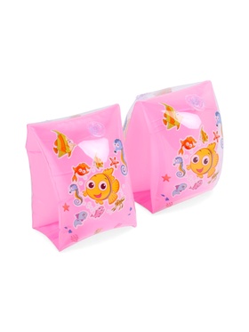 Нарукавники для плавания, размер S, цвет розовый