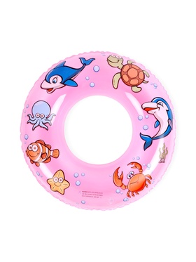 Круг для плавания 55 см, цвет розовый