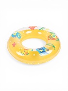 Круг для плавания, надувной, d=65 см, от 3 лет, прозрачный, жёлтый - фото 809621705