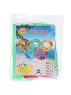 Круг для плавания, надувной, d=75 см, от 3 лет, прозрачный, зелёный - фото 809621713