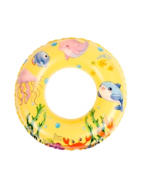 Круг для плавания 45 см, цвет желтый