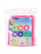 Круг для плавания, надувной, d=75 см, от 3 лет, с ручками, розовый - фото 809621764