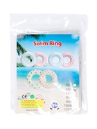 Круг для плавания «Сердечки», надувной, d=55 см, от 3 лет, бежевый - фото 809621794