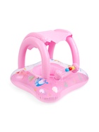 Круг для плавания детский с погремушкой 70 см, цвет розовый - фото 123144730