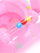 Круг для плавания детский с погремушкой 70 см, цвет розовый - фото 123144733