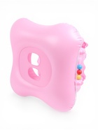 Круг для плавания детский с погремушкой 70 см, цвет розовый - фото 123144736