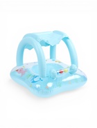 Круг для плавания детский с погремушкой 70 см, цвет голубой - фото 123144739